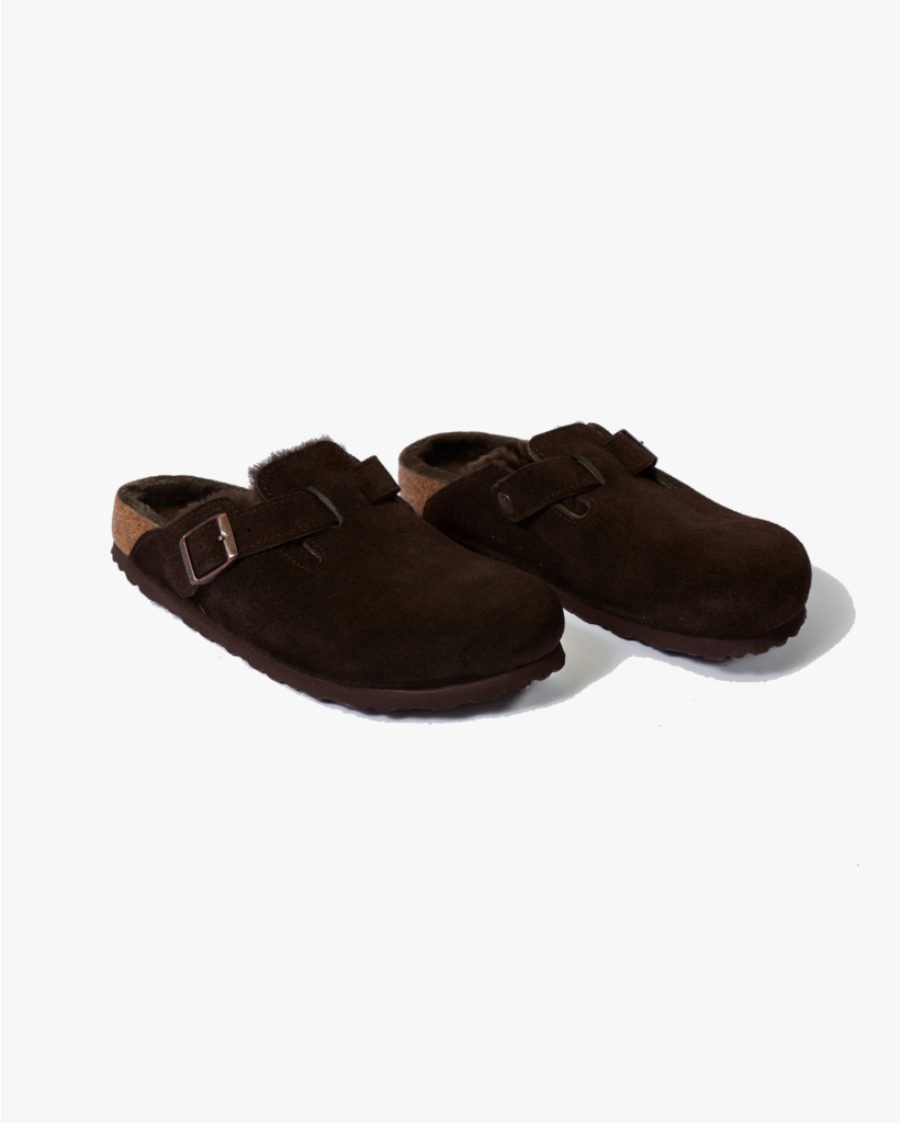 Boston Shearling Suede met Lamsvel Bruin 