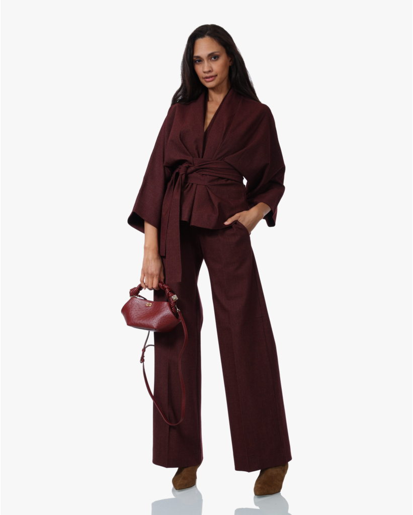 Alaya Blouse Cabernet