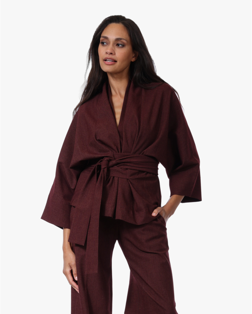 Alaya Blouse Cabernet