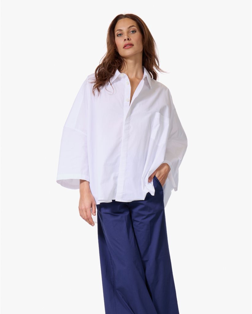 Jada Overized Blouse Wit