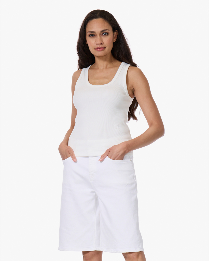 Rib Tanktop Ivory
