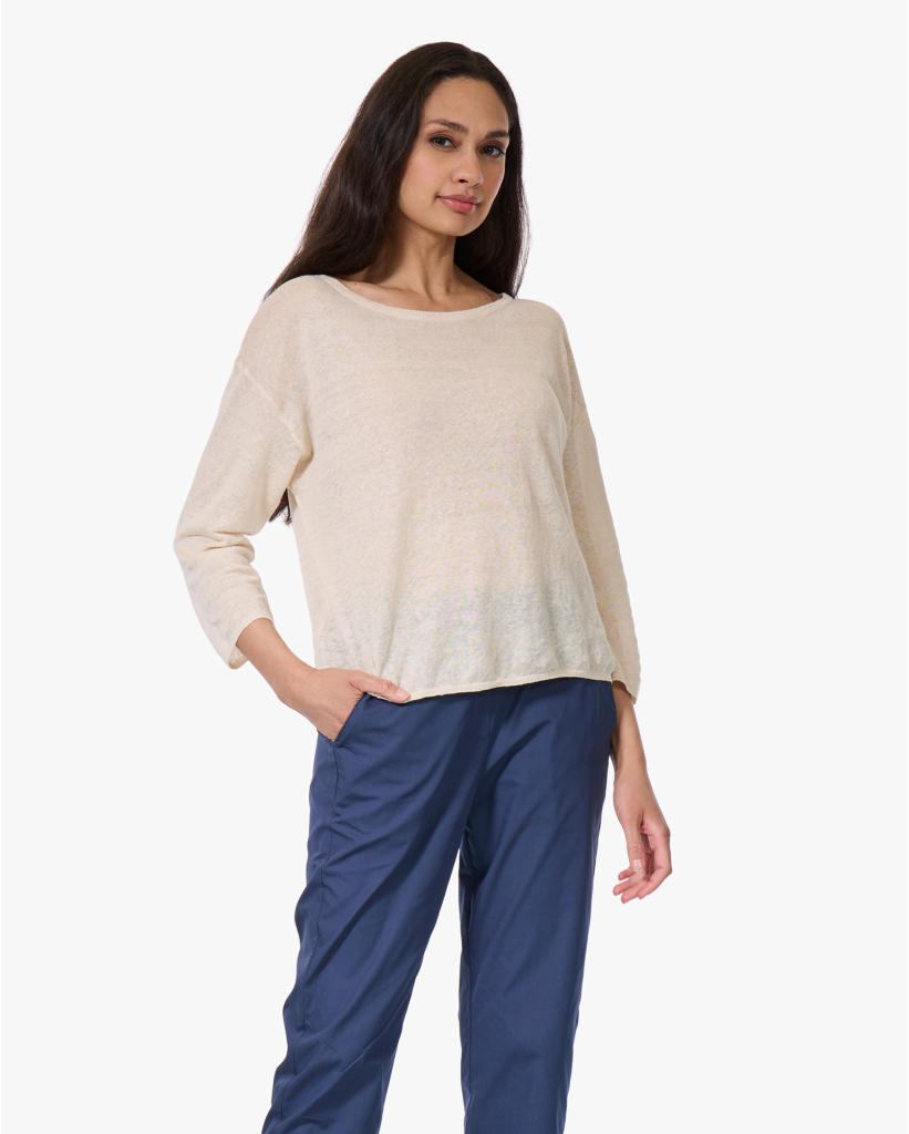 Linnen Bracelet Longsleeve Limestone