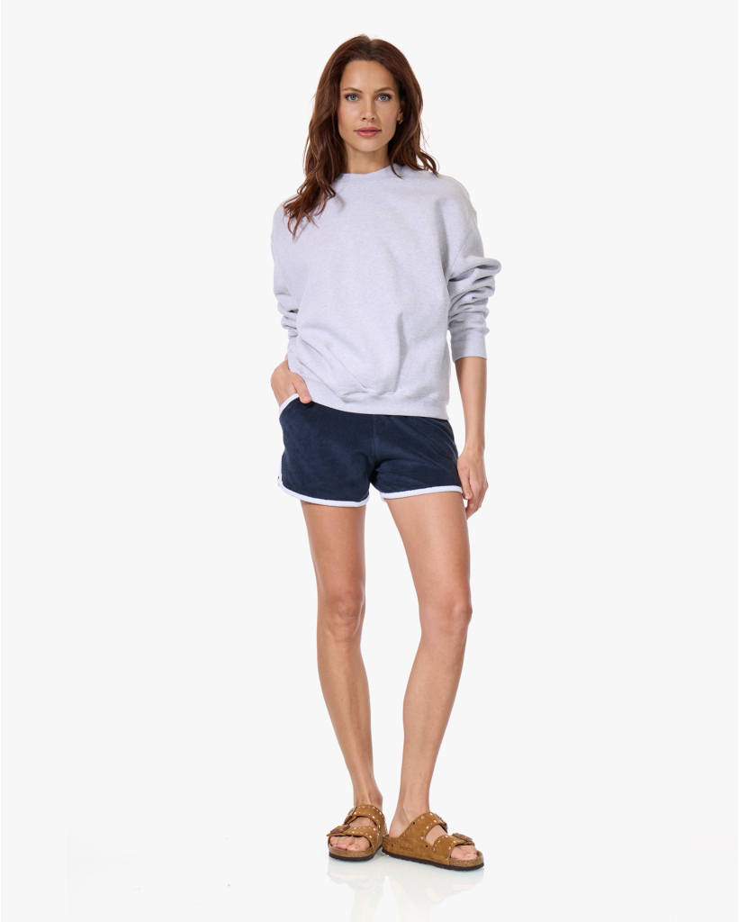 Novela Sweater met Plooien Grijs Mêlee