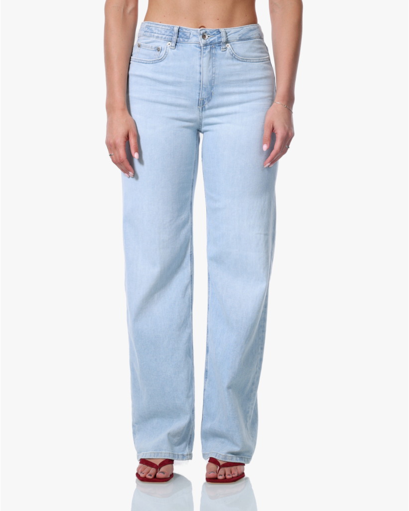 Medley Mid-waist Jeans in Lichtblauw Denim