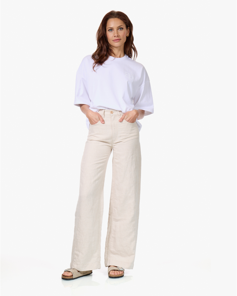 Eloise-a Boxy T-shirt Wit