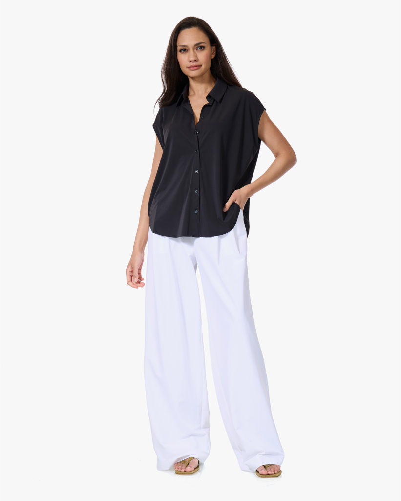 Tsuba Travel Jersey Blouse Diepzwart