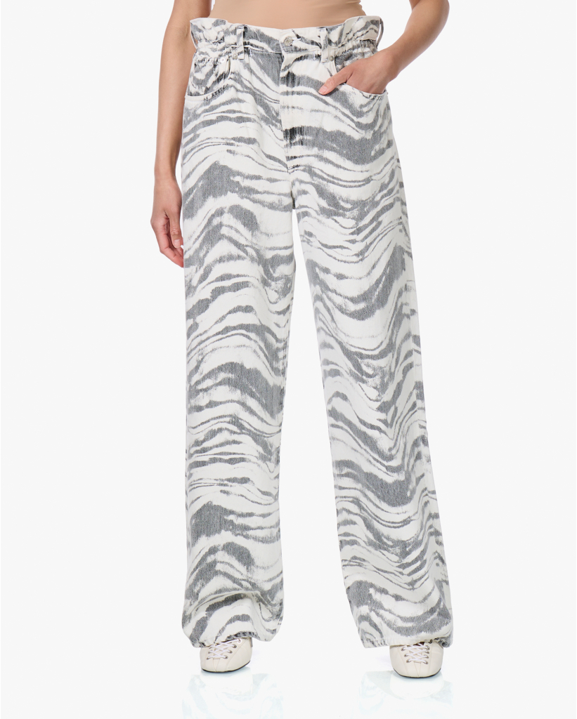 Lyonne Wave Print Jeans Quiver