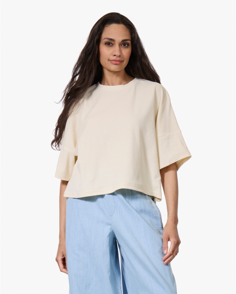 Kusia Terry T-shirt Off-white