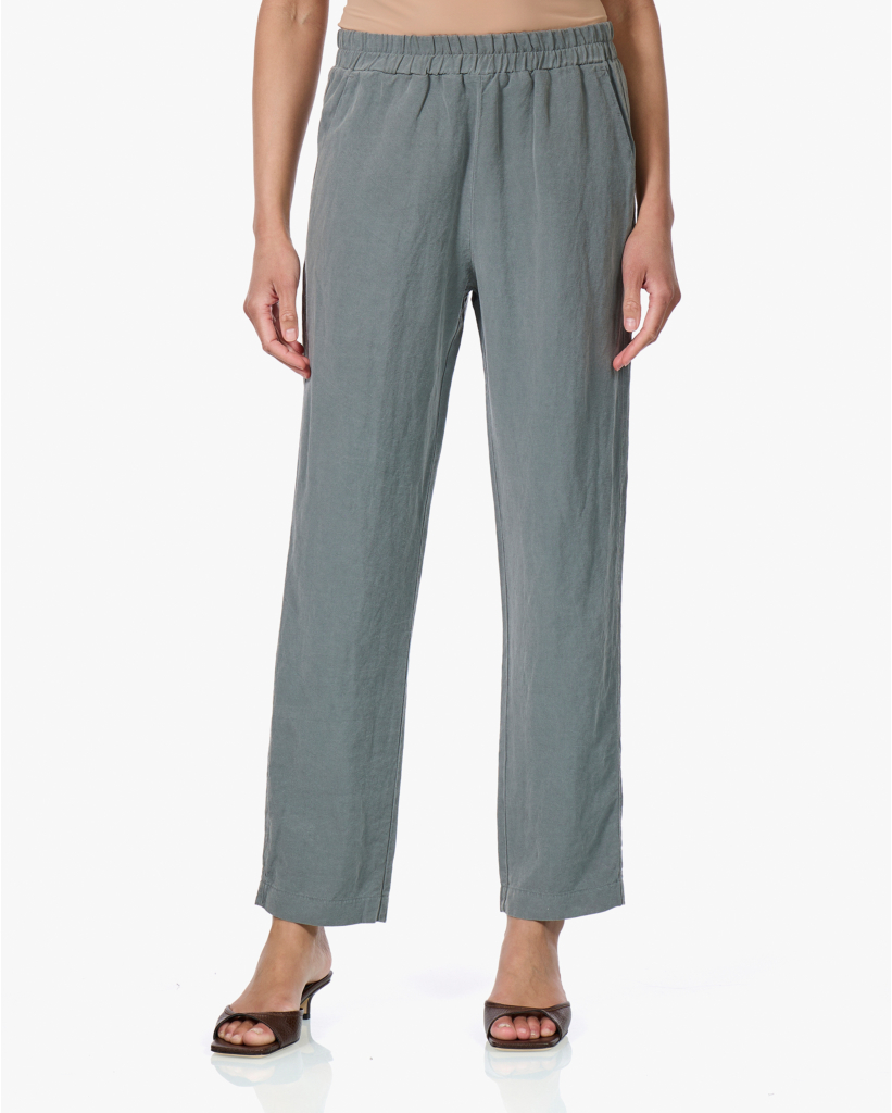Linnen Broek Sage