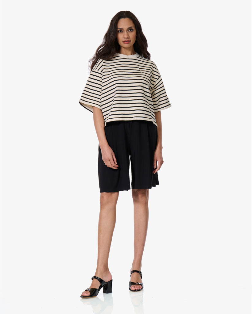 Tech Jersey Short Zwart
