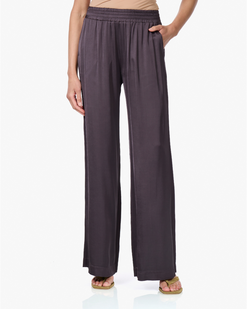Satijnen Pull-on Broek Graphite
