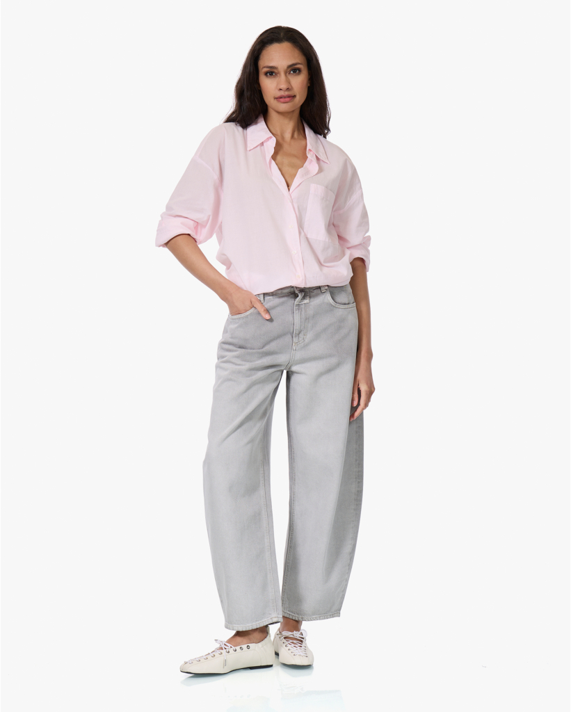 Sydney Oversized Blouse Pale Rose