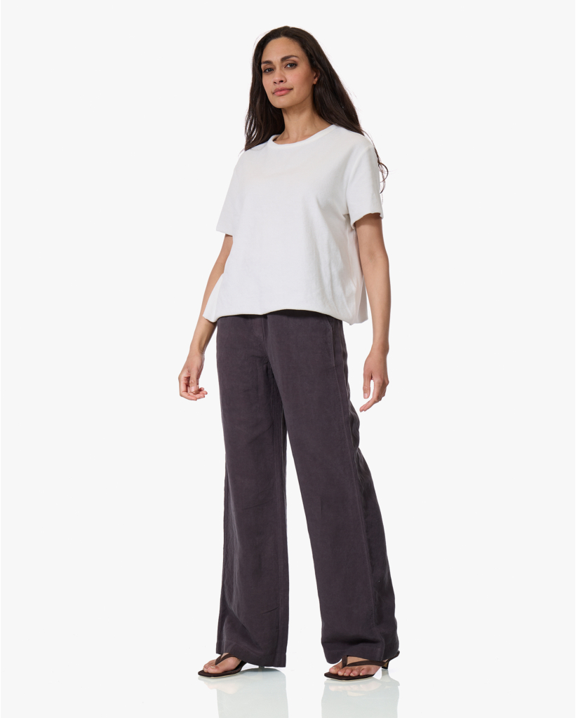 Boxy Terry T-shirt Milk