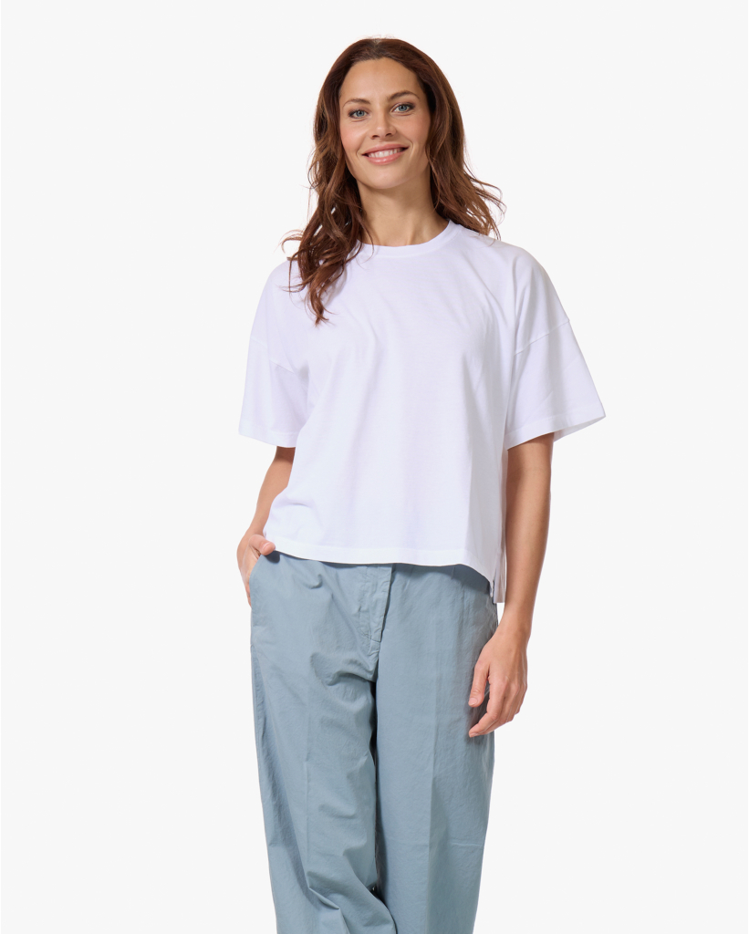 Boxy T-shirt Wit