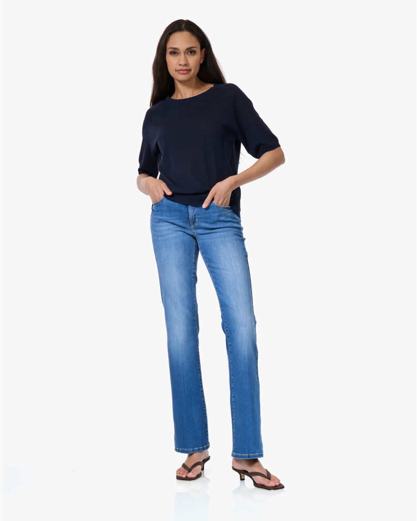 Korte Mouwen Pullover Dark Sapphire