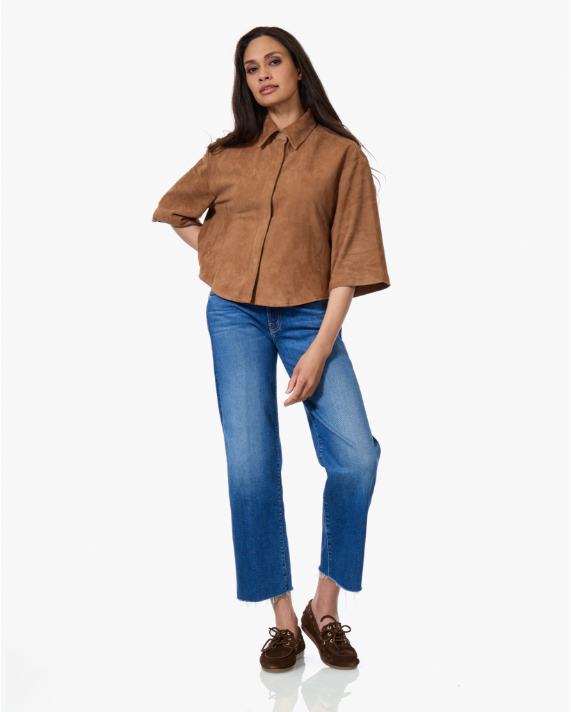 Mila Suède Shacket Oak