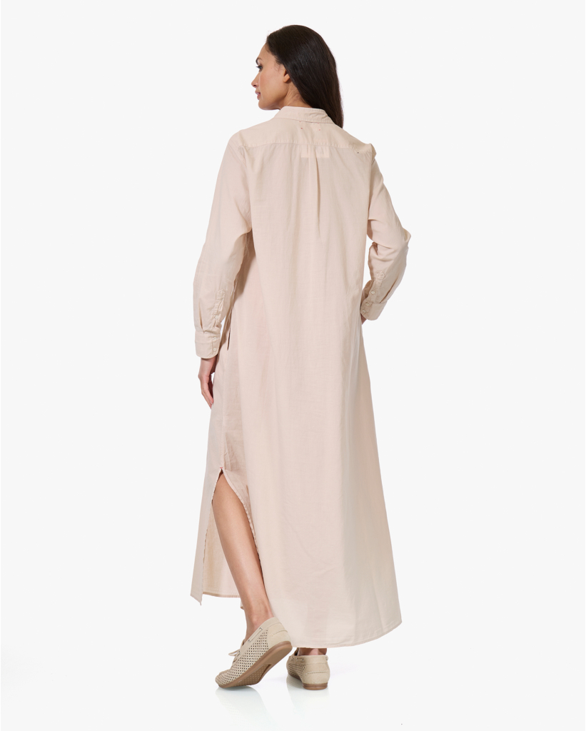 Boden Washed Poplin Blousejurk Parchment