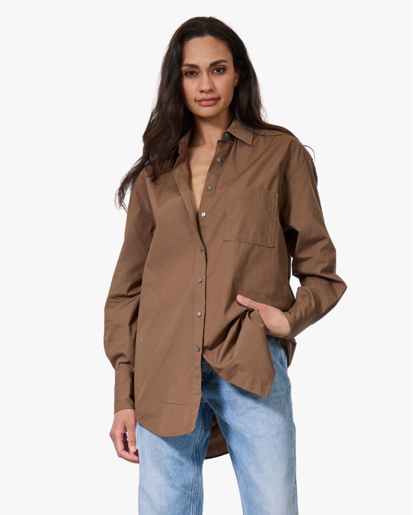 Cameloa Oversized Blouse Camel