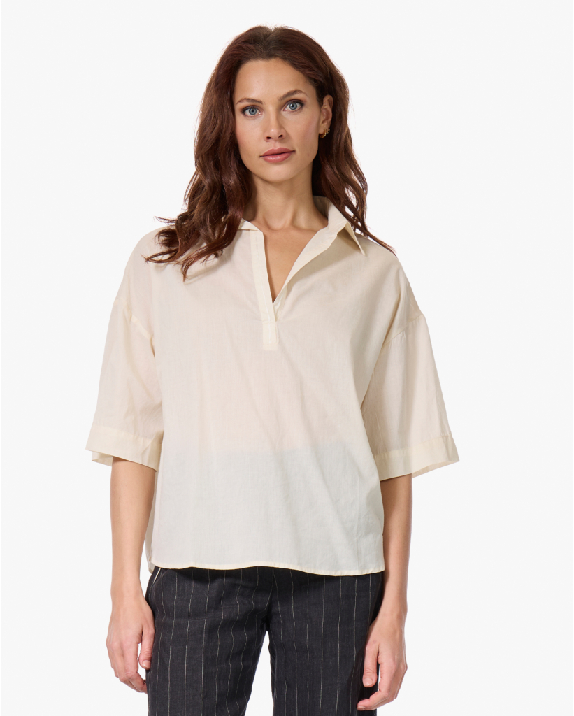 Tifana Voile Blouse Ecru