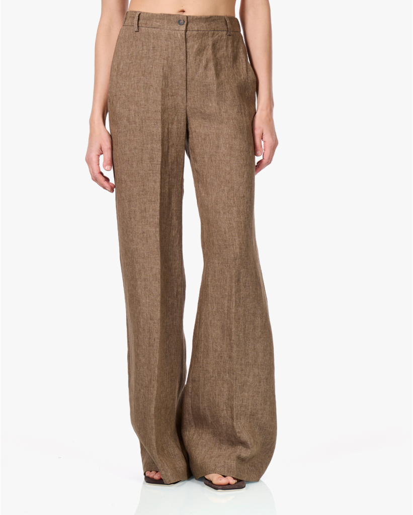 Piedro Linnen Pantalon Camel