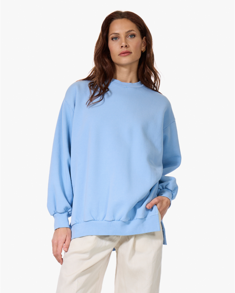 Ulla Oversized Sweater Baby Blue