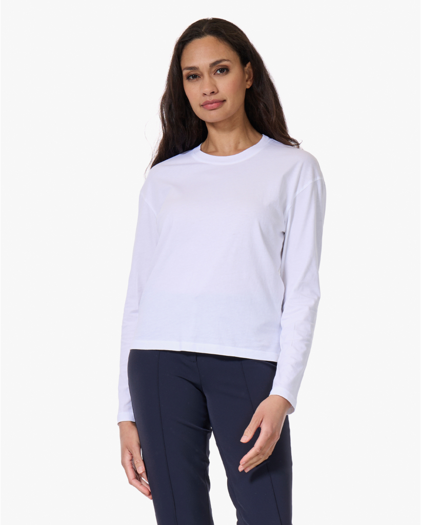 Vintage Boxy Tee Wit