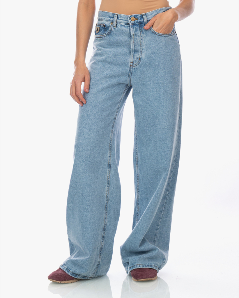 Skater Loose Low Rise jeans Diplomatico Bleach L32