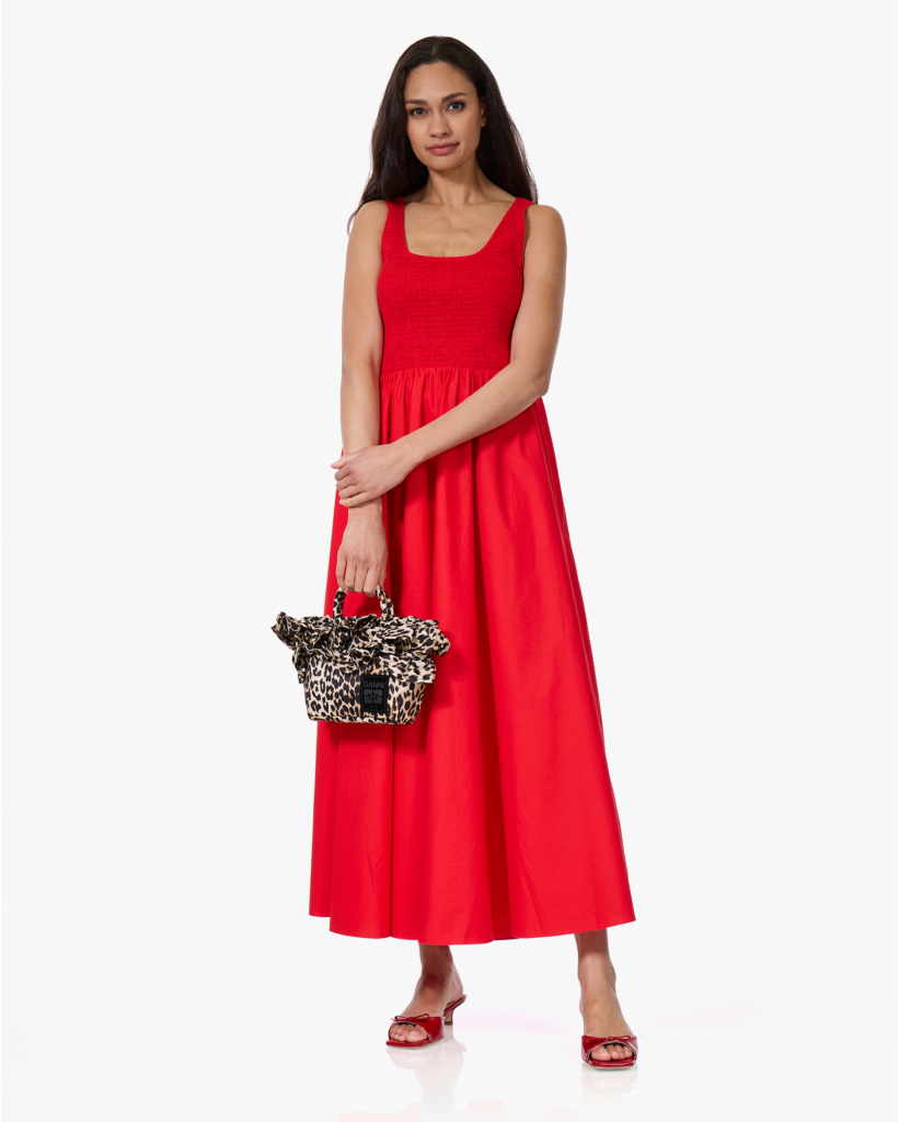 Florence Fit & Flare Jurk Red Flash