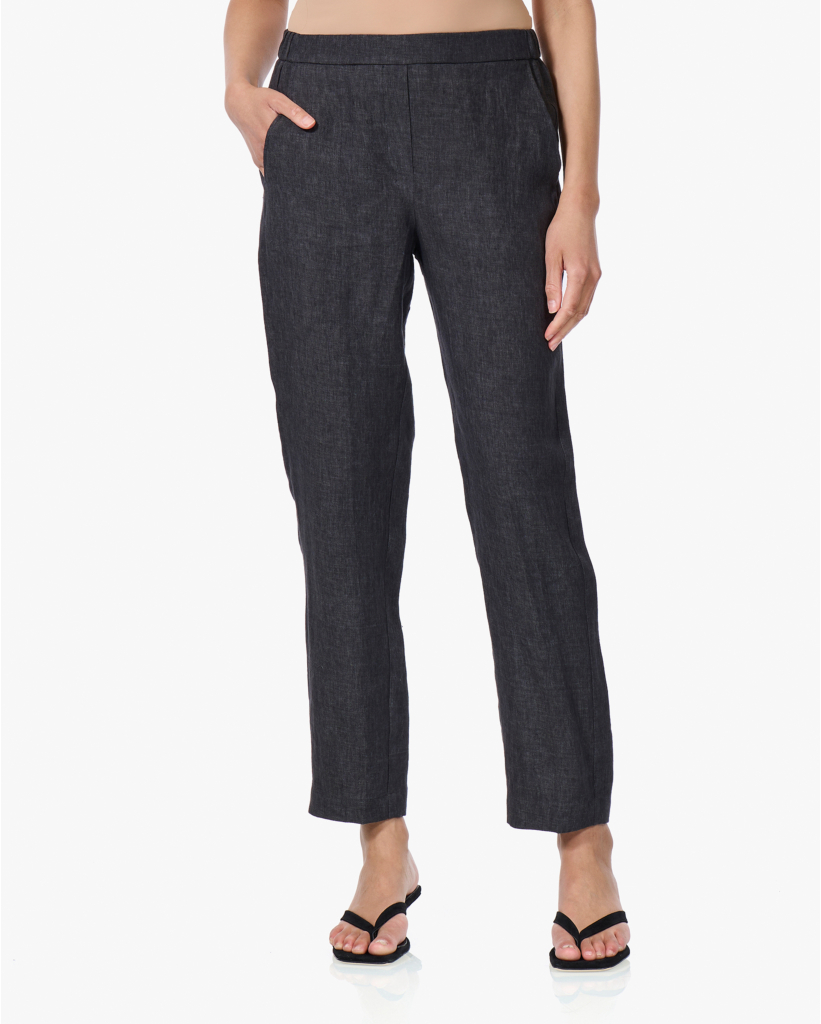 Pacifio Linnen Pantalon Antraciet