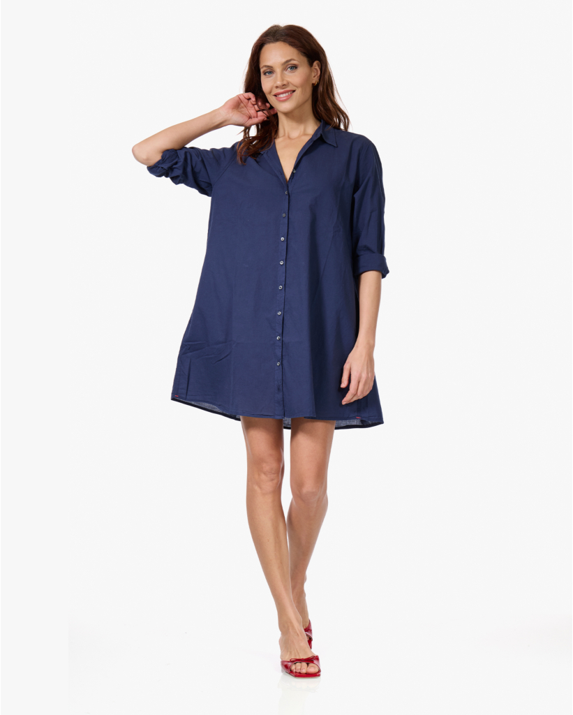 Bobby Mini Blousejurk Navy