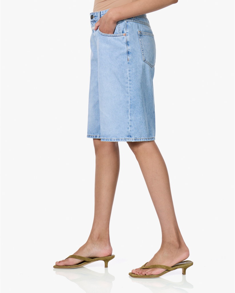 Jenika Bermuda Denim Short Lichtblauw