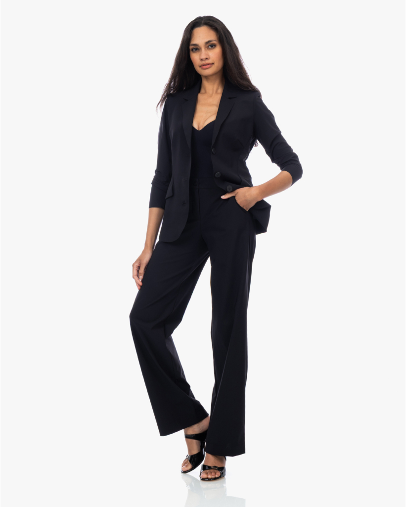 Danno Travel Jersey Blazer Diepzwart