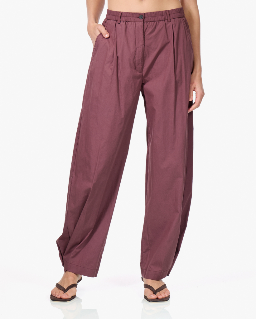 Pazao Katoenen Pantalon Prune