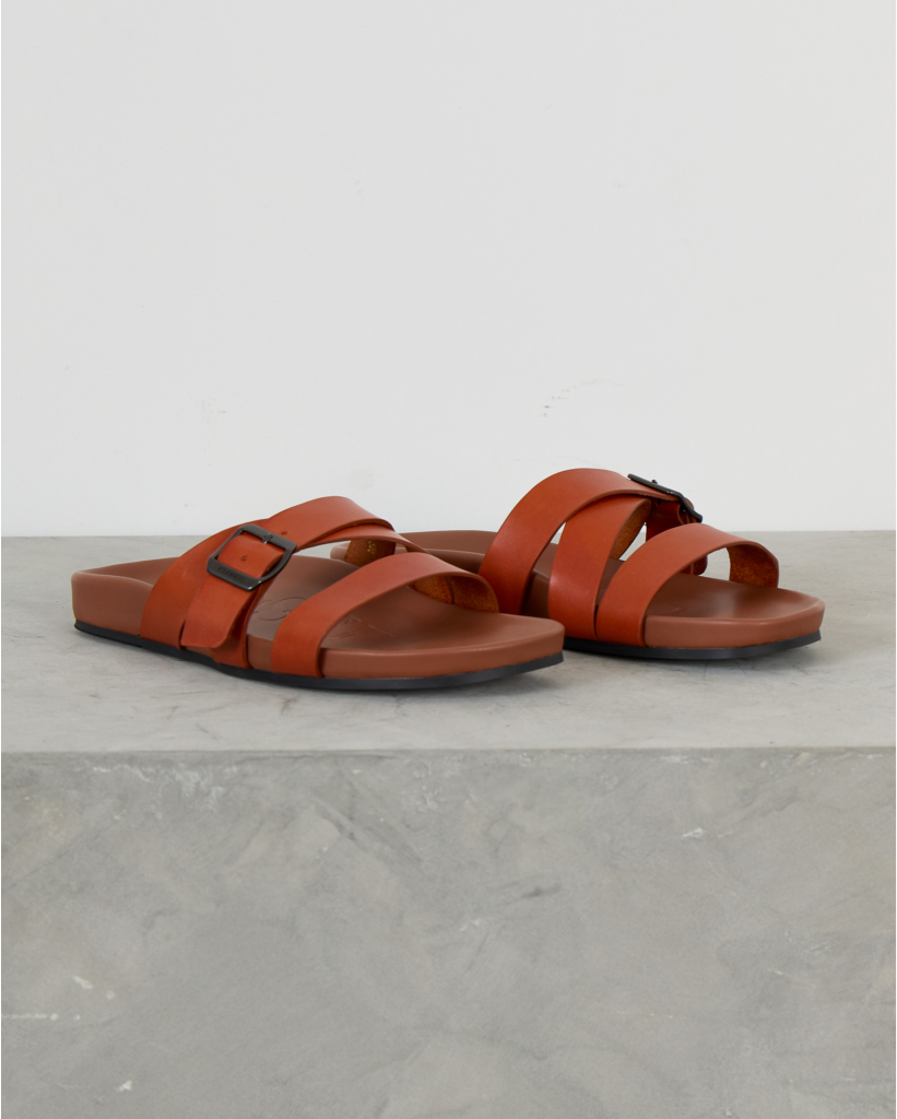 Sandalen met Gesp Leer Redskin