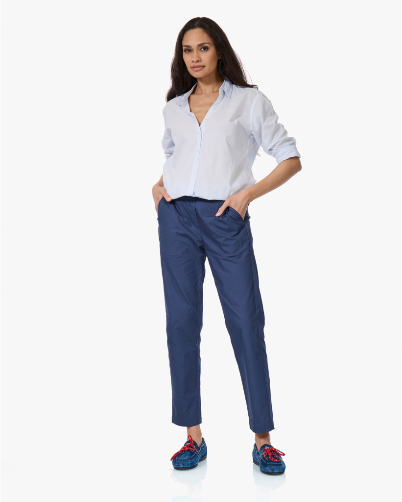 Pacifio Katoenen Pantalon Indigo