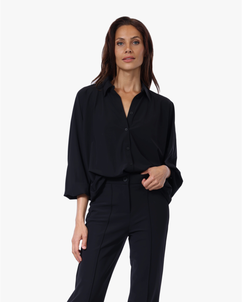 Iwai Travel Blouse Alaskan Diepzwart