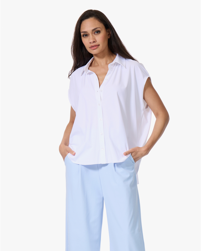 Tsuba Travel Jersey Blouse Wit