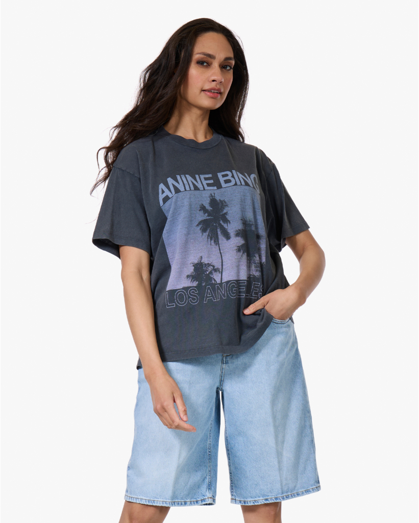 Cade Palms T-shirt Washed Grey