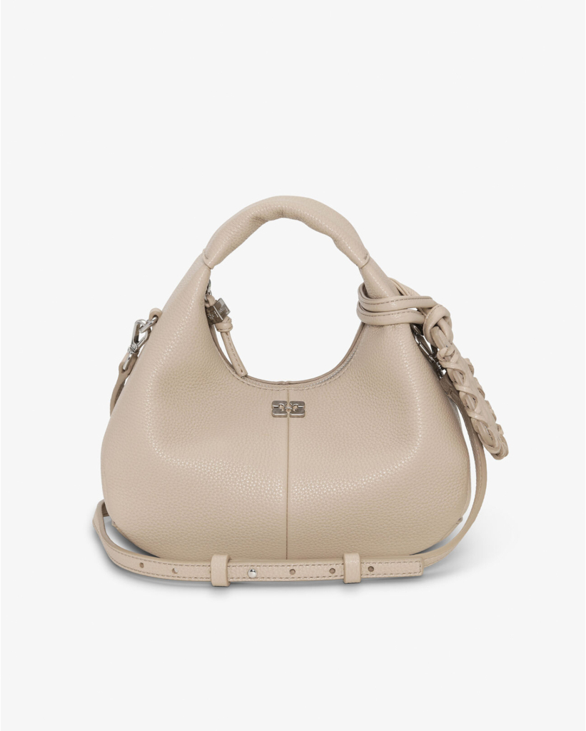 Mini Hobo Bag White Pepper