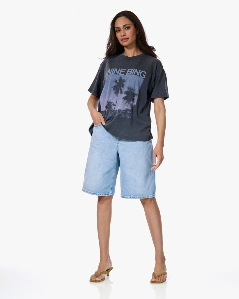 Cade Palms T-shirt Washed Grey
