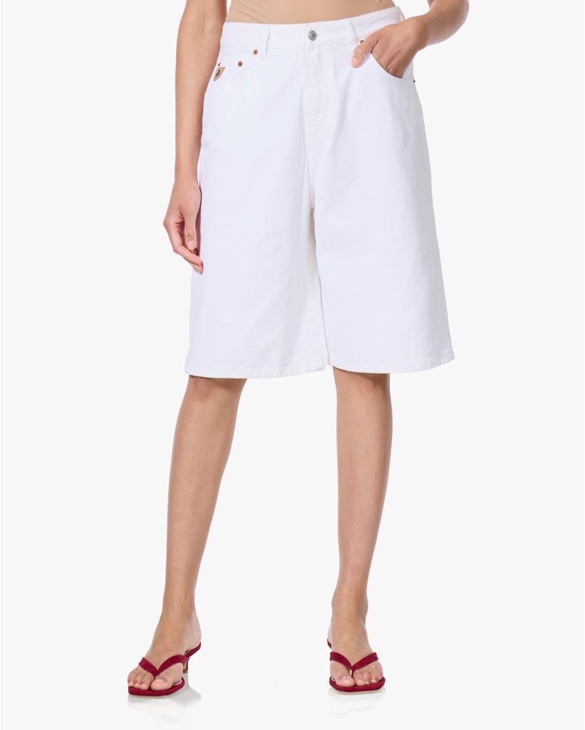 Camille Denim Bermuda Short Wit