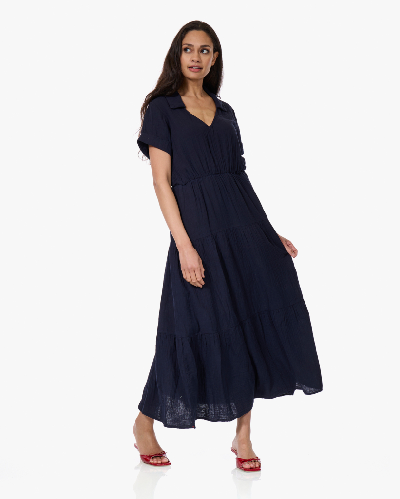Larissa Gauze Jurk North Star