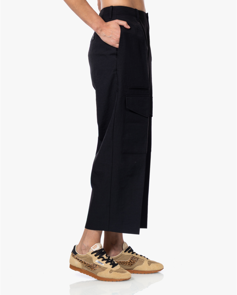 Neria Cargo Twill Pantalon Zwart