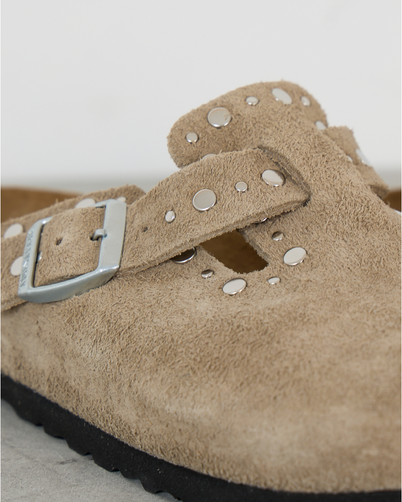 Boston Rivet Border Instappers Taupe