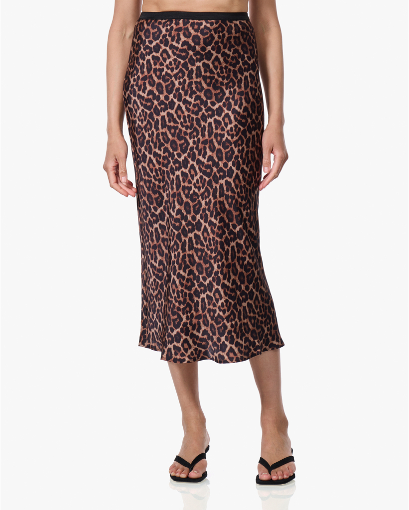 Bar Zijden Leopard Rok 