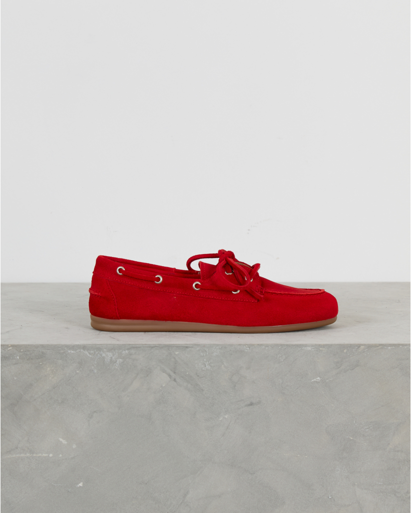 Suède Boat Loafer Ferrari