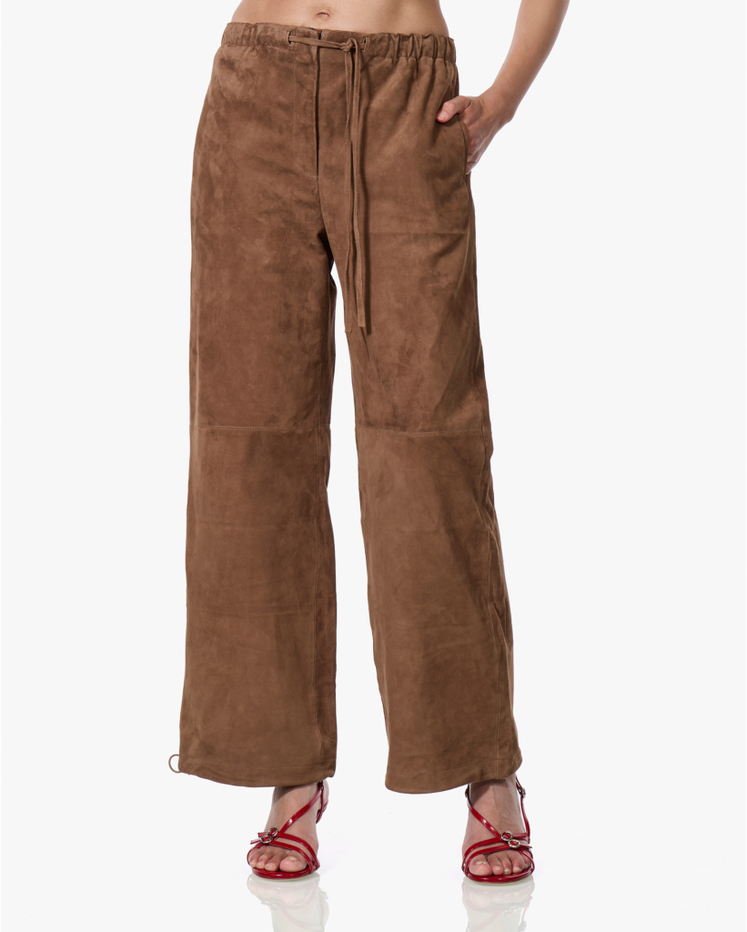 Ruby Suède Broek Wood