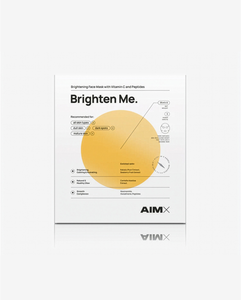 Sheet mask with vitamin C "Brighten Me" AIMX