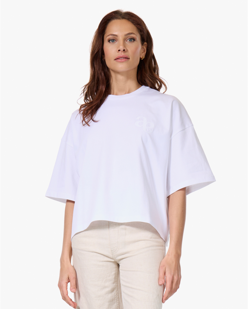 Eloise-a Boxy T-shirt Wit
