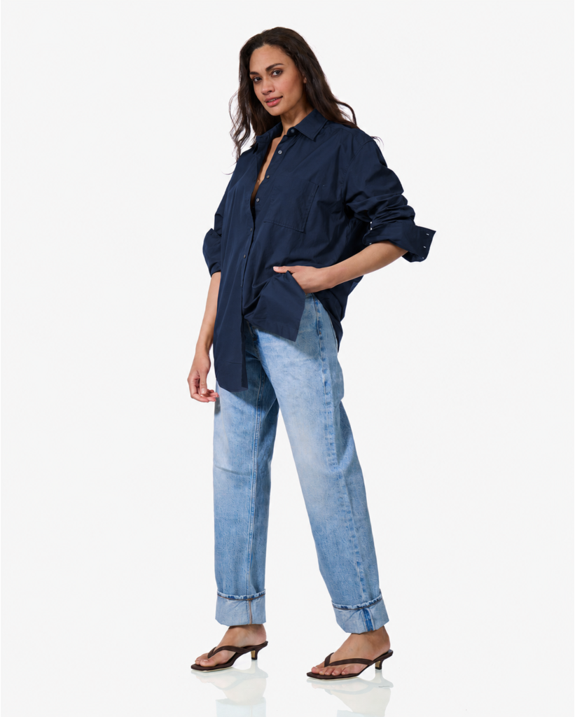 Cameloa Oversized Blouse Marine